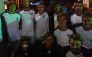 Jugadores del seleccionado de Uruguay entusiasmado por la pasión  con la que sigue el Seven